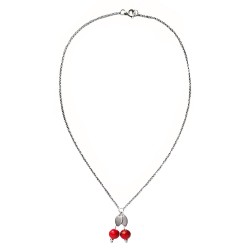 Обеци "Черешова мечта" в сребристо