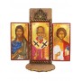 Домашен иконостас със Свети Николай, Свети Йоан Кръстител и Свети Стефан