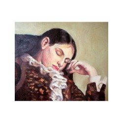 Маслена картина „Почивка“