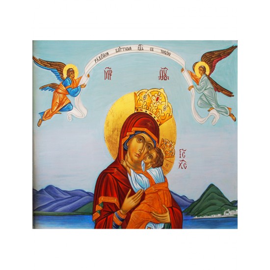 Икона „Света Богородица на трон“