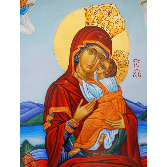 Икона „Света Богородица на трон“