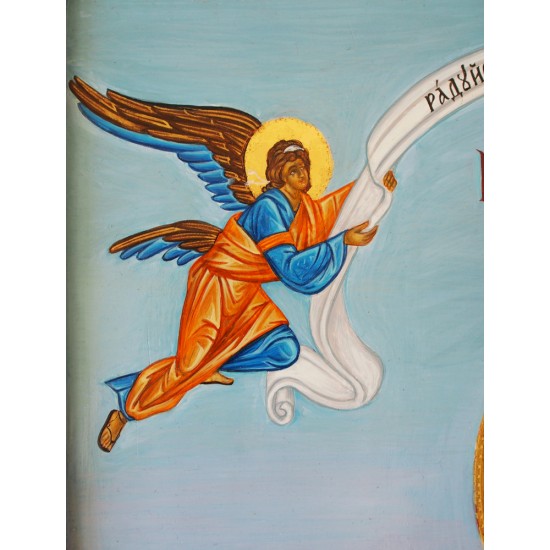 Икона „Света Богородица на трон“