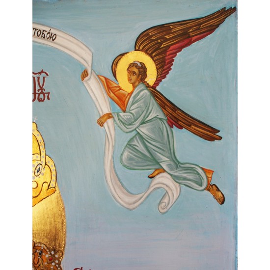 Икона „Света Богородица на трон“