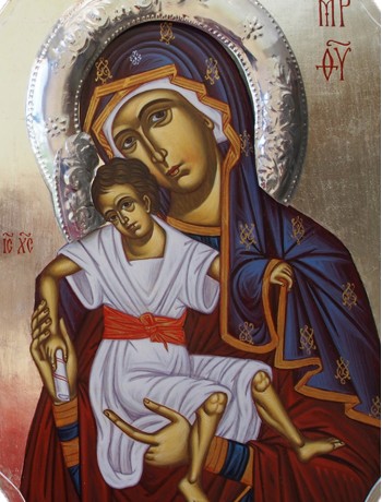 Икони с метален обков