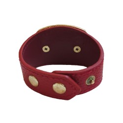 Дамска гривна с ръчно рисувано изображение на Света Богородица с Младенеца