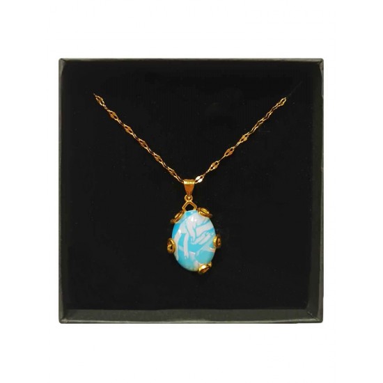 Медальон с ръчно рисувано изображение на благославящата Божия десница