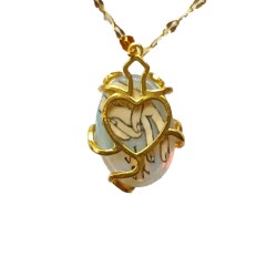 Медальон с ръчно рисувано изображение на благославящата Божия десница