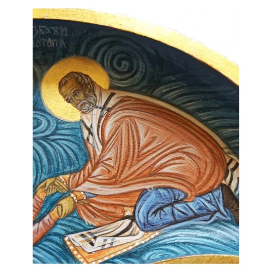 Икона „Свети Николай спасява кораба от потопа“