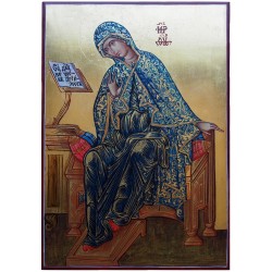 Икона „Света Богородица на трон“ от сцената "Благовещение"