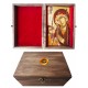 Икона „Света Богородица Пътеводителка“ в дървена кутия