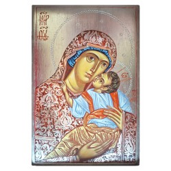 Икона „Света Богородица Умиление“ в дървена кутия