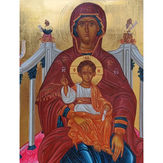 Икона „Света Богородица на трон с Младенеца“