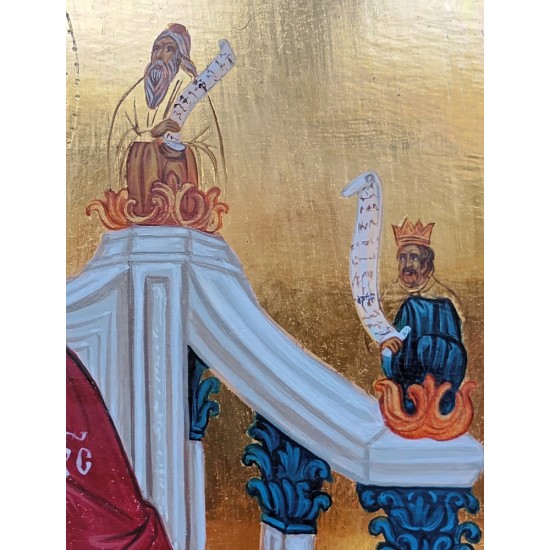 Икона „Света Богородица на трон с Младенеца“