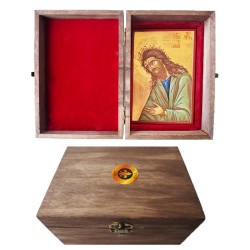 Икона „Свети Йоан Кръстител“ в дървена кутия