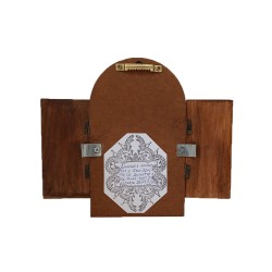 Домашен иконостас с Христос Вседържител, Свети Димитър и Свети Мина