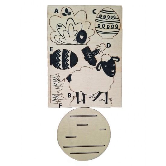 Великденски дървени декорации