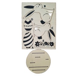 Великденски дървени декорации