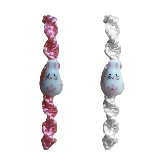 Еластична детска гривна "Великденско зайче"