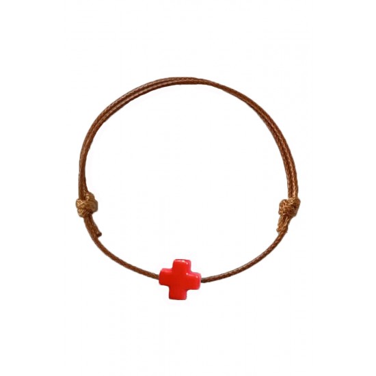 Регулируема гривна с керамично мънисто 