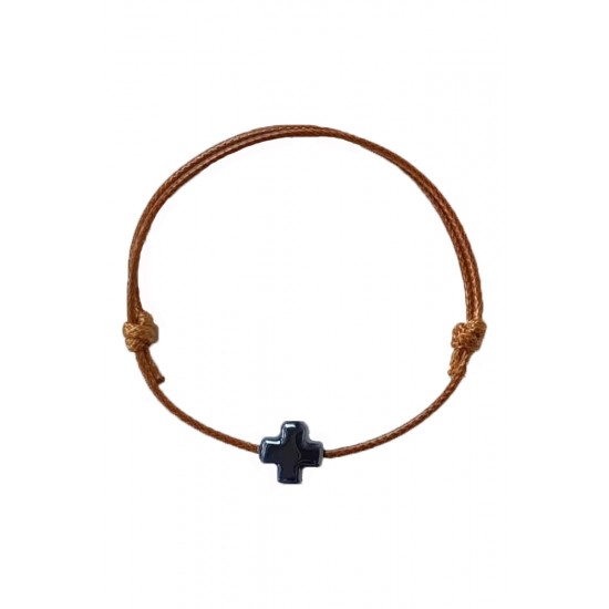 Регулируема гривна с керамично мънисто 