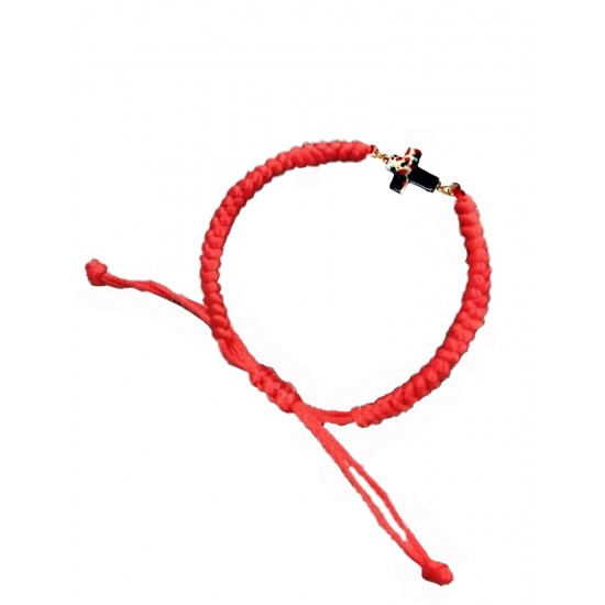 Регулируема гривна със синтетично мънисто