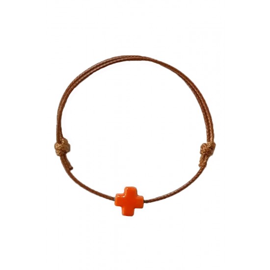 Регулируема гривна с керамично мънисто 