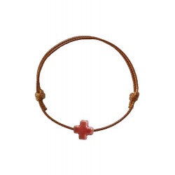 Регулируема гривна с керамично мънисто 