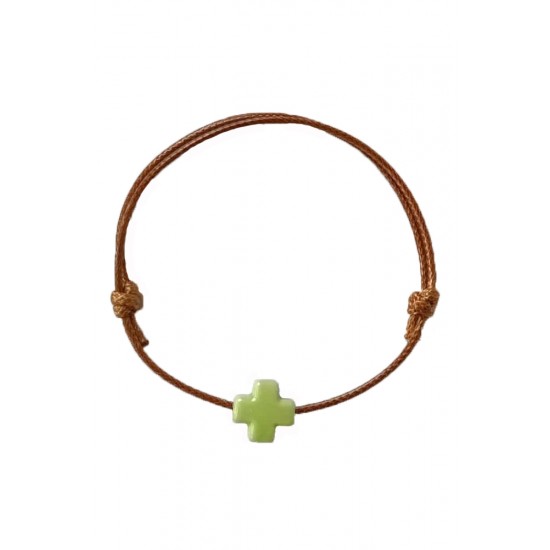 Регулируема гривна с керамично мънисто 