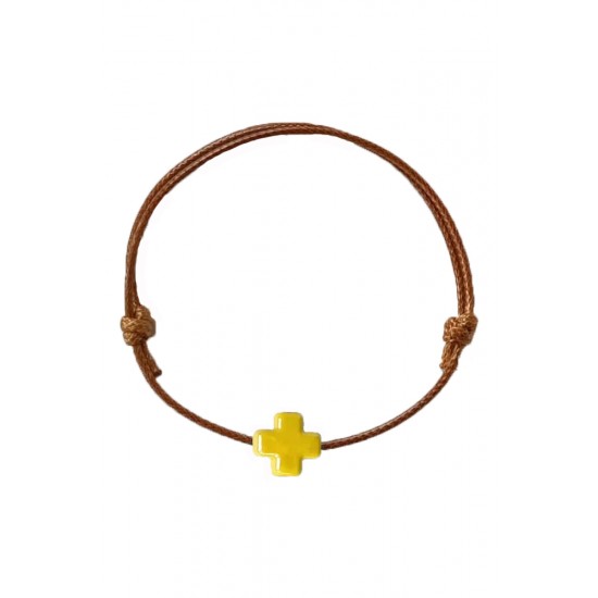 Регулируема гривна с керамично мънисто 