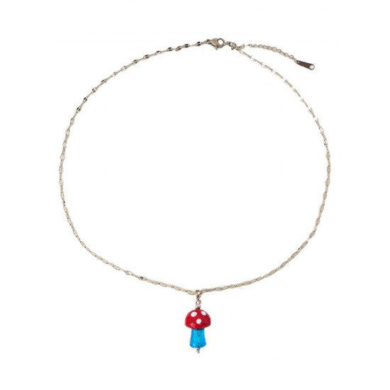 Колие "Горска красавица" в сребристо