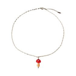 Колие "Горска красавица" в сребристо