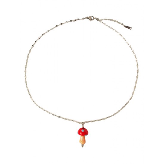 Колие "Горска красавица" в сребристо