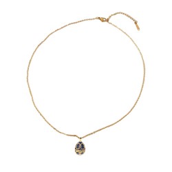 Колие с висулка във формата на яйце „Фаберже“