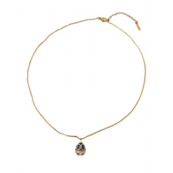 Колие с висулка във формата на яйце „Фаберже“