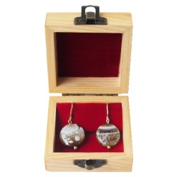 Ръчно рисувани обеци "Райска градина"