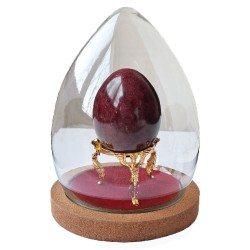 Icon of Holy Virgin Hodegetria on marble egg