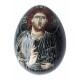 Икона „Христос Вседържител“ върху мраморно яйце